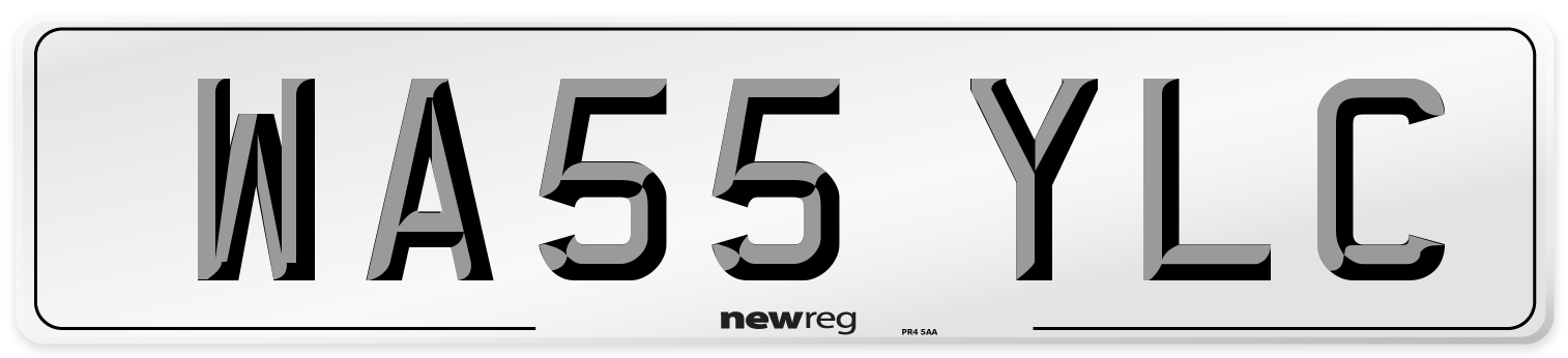 WA55 YLC Number Plate from New Reg
